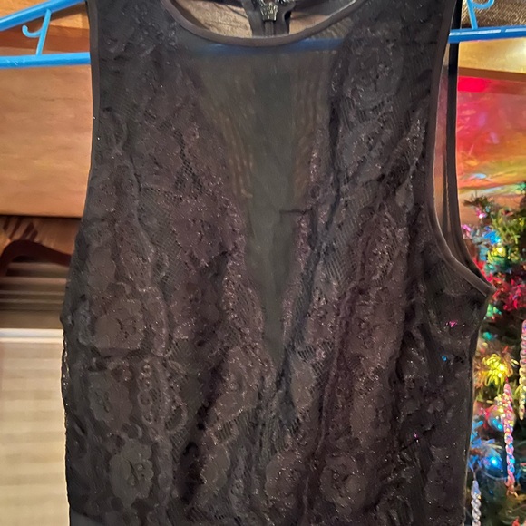 Elegant Black Lace Jumpsuit - Picture 2 of 5